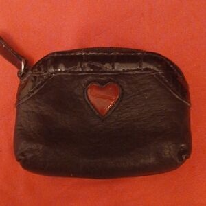 Brighton Wristlet/Change Purse with Heart Detail